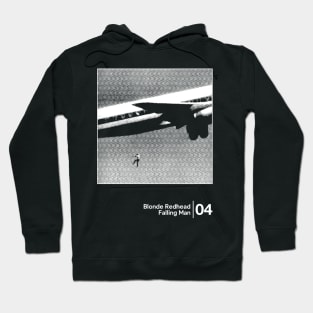 Blonde Redhead - Falling Man / Minimalist Graphic Artwork Design Hoodie